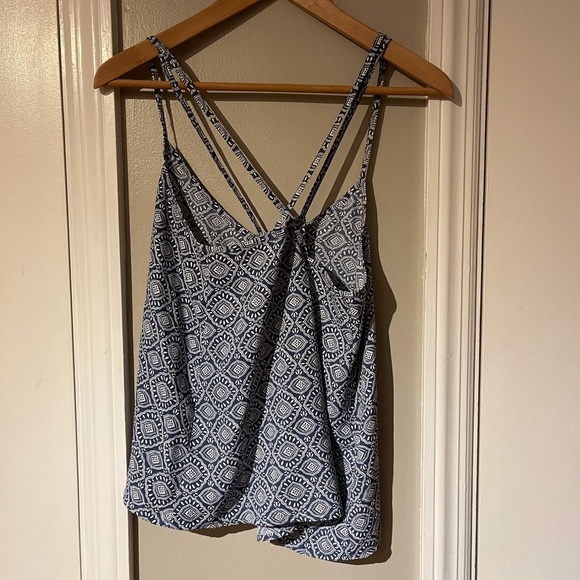 Blue Aztec Print Tank - Picture 2 of 2